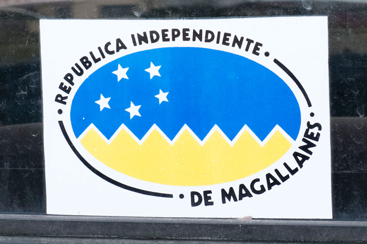 Chili Sticker Republica independiente de magallanes