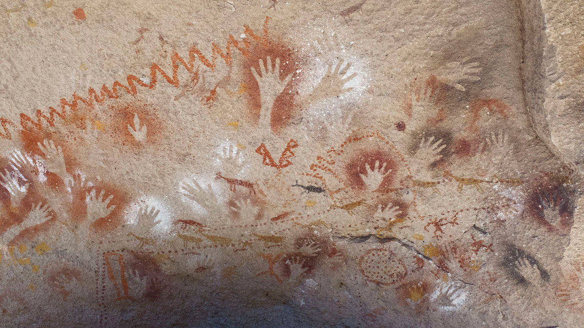 Argentina Cueva de las manos pintura rupestre