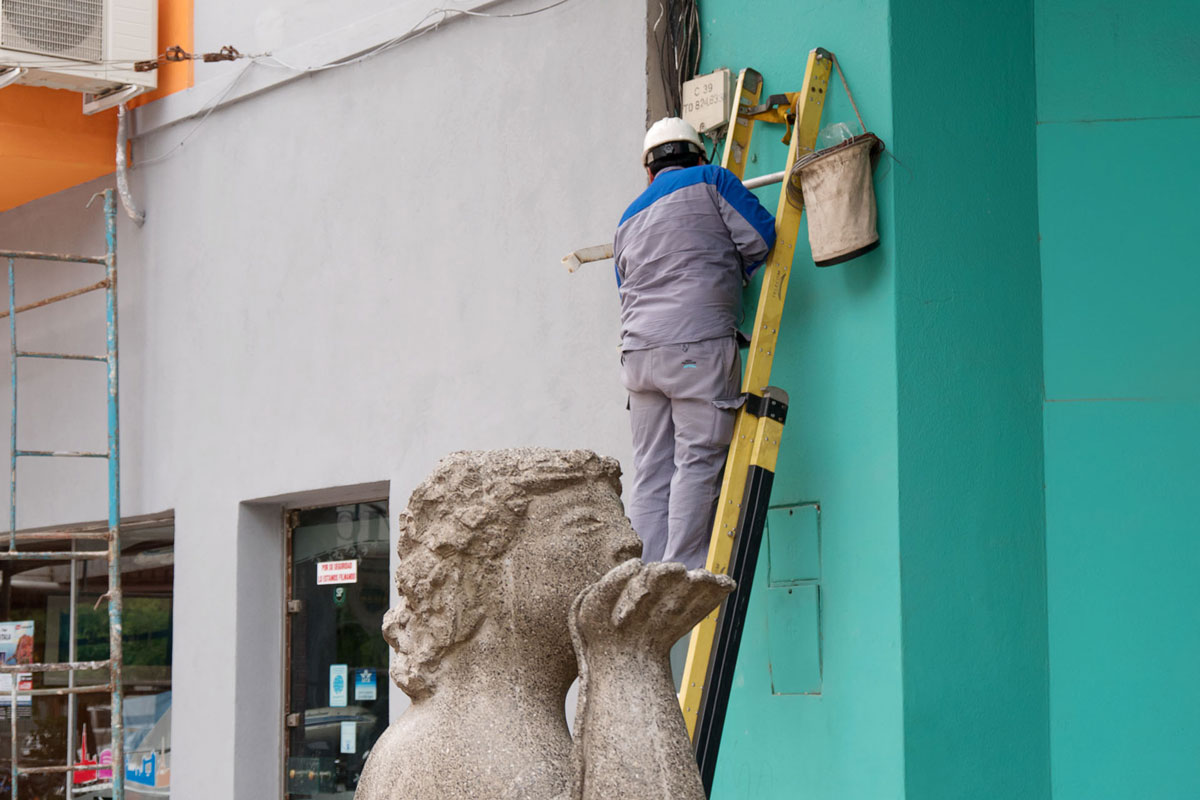 Resistencia chaco argentina escultura escala obrero