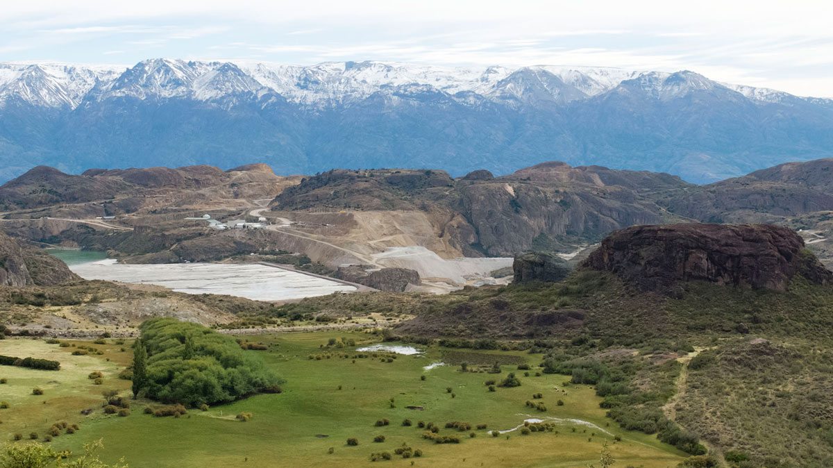 Chili Patagonie laguna verde minera cerro bayo
