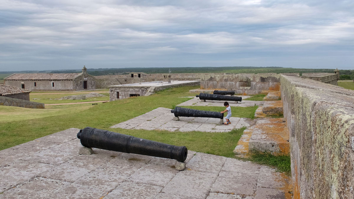 Parc Santa Teresa Uruguay forteresse canons