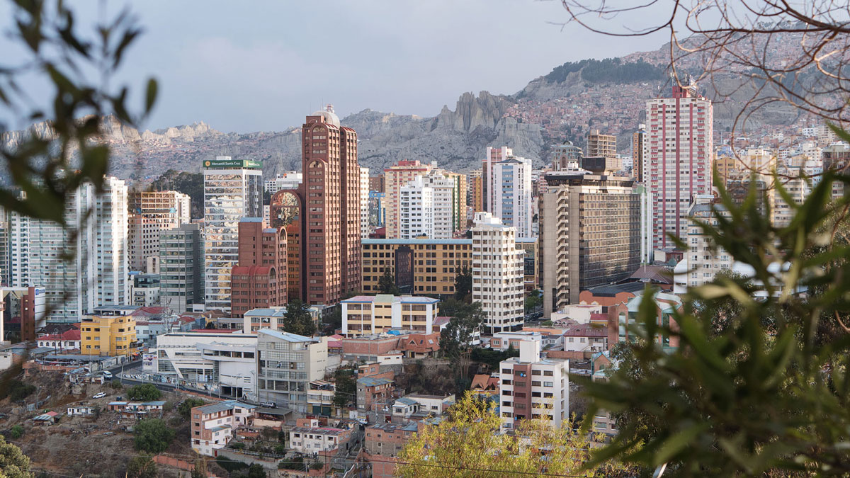 La Paz Bolivie immeuble centre ville