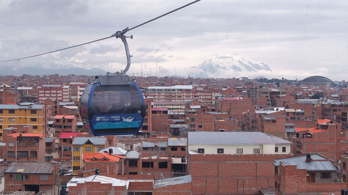 La Paz Bolivie téléphérique El Alto