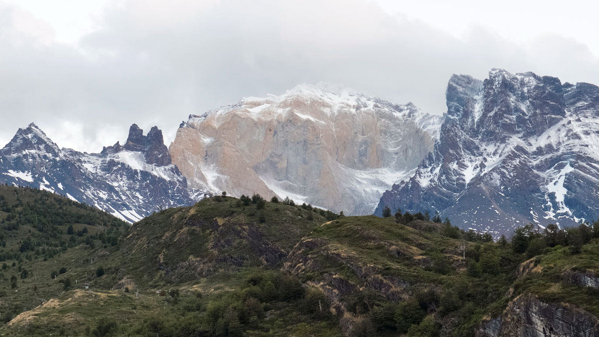 Torres del Paine montagnes couleurs