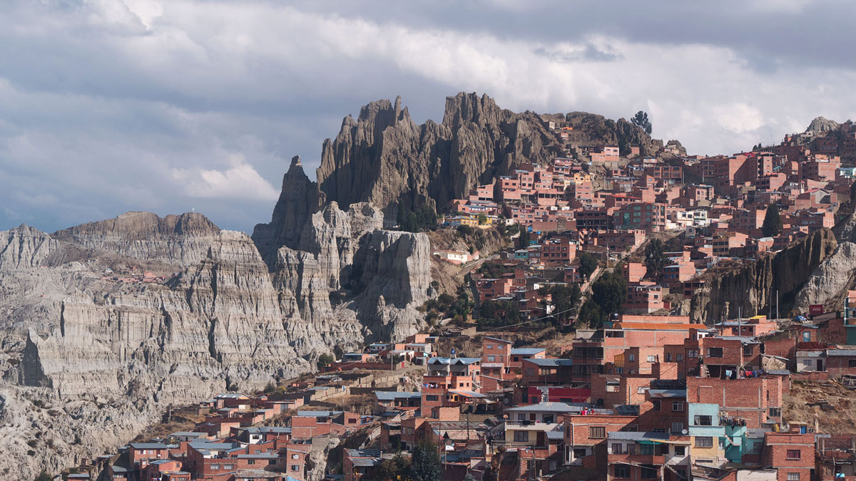 La Paz Bolivie quartier colline