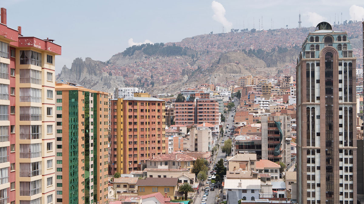 La Paz Bolivie rue gutierrez