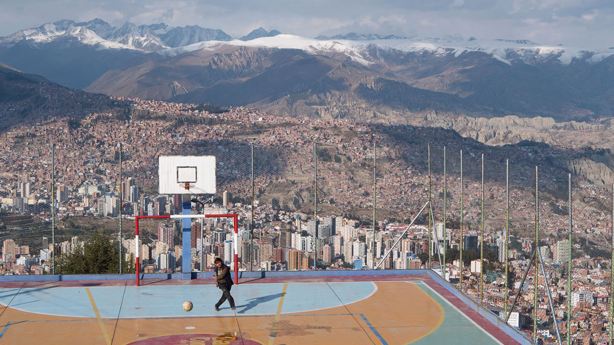 La Paz Bolivie terrain football