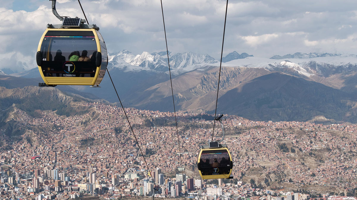 La Paz Bolivie téléphérique