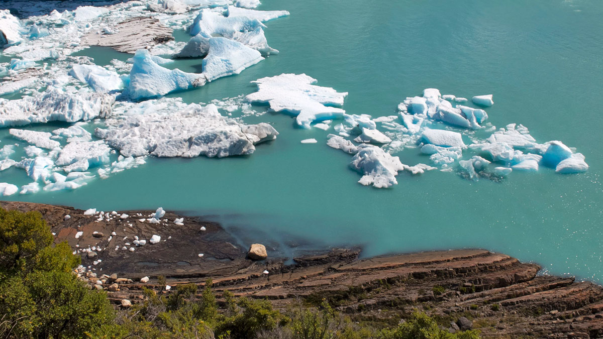 Argentine Glacier Perito Moreno Débris Iceberg