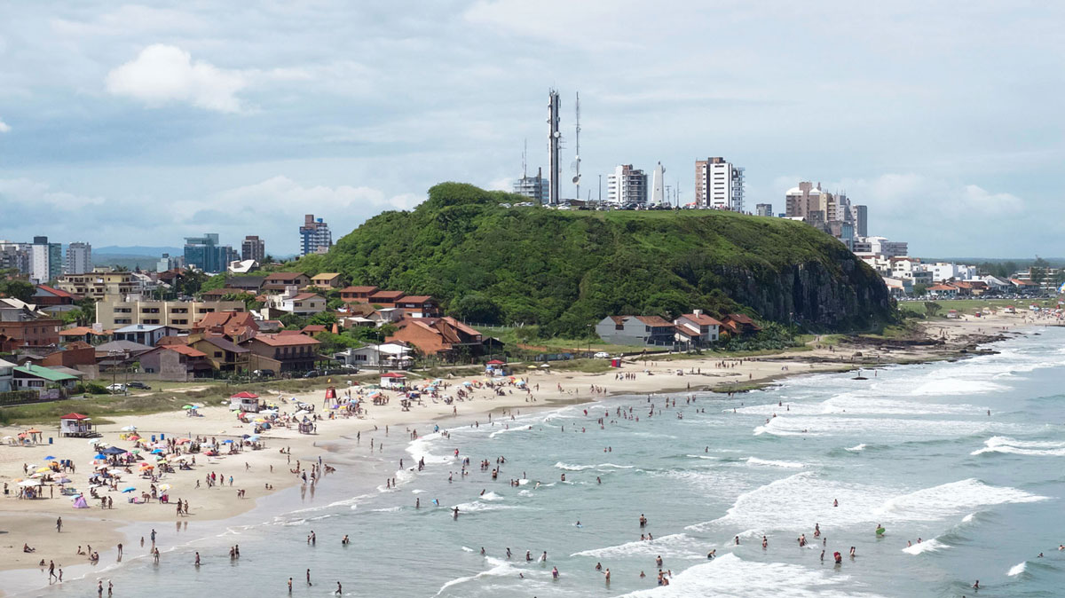 Brésil Torres plage morro do farol