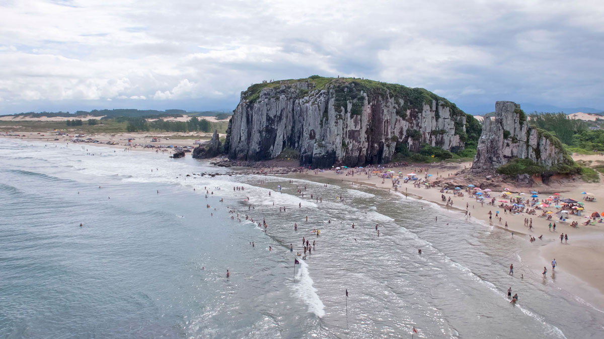 Brésil Torres plage praia da guarita