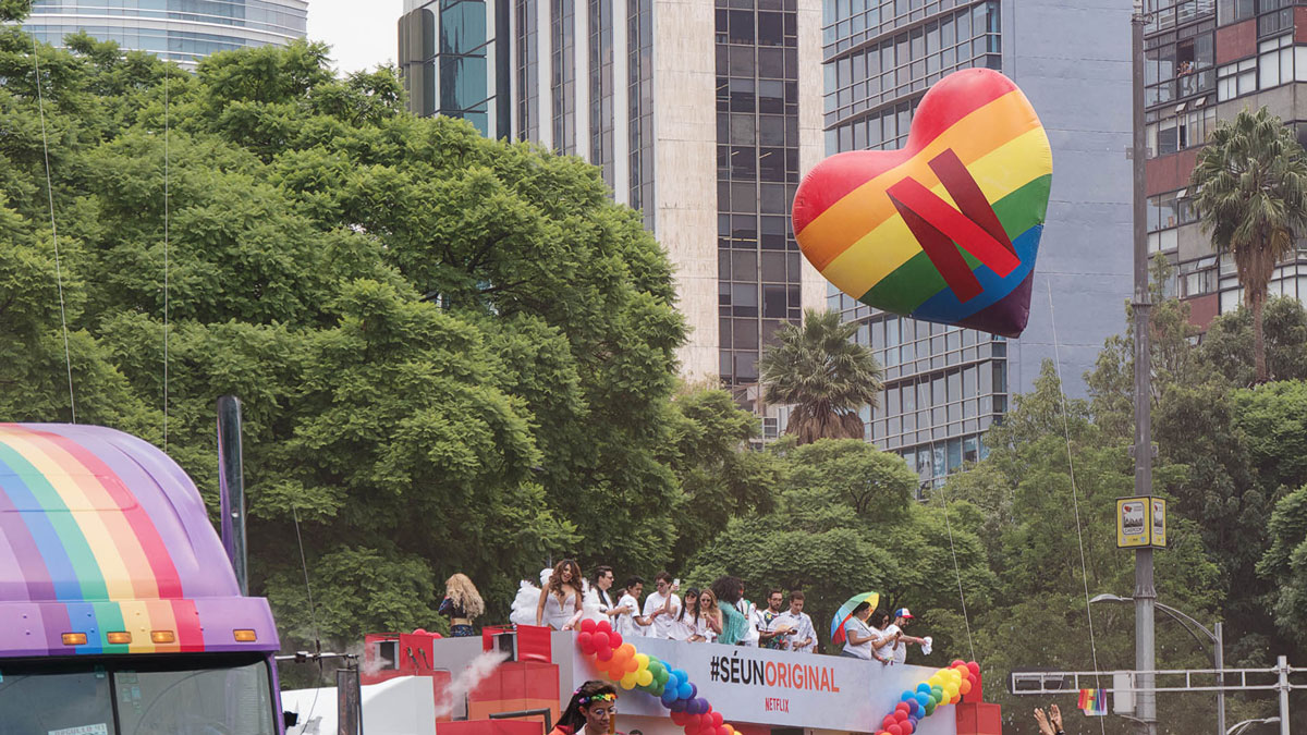 Gaypride Netflix ballon LGBT